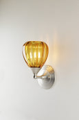 Mirage Glass Small Teardrop Sconce