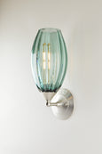 Mirage Glass Small Spindle Sconce