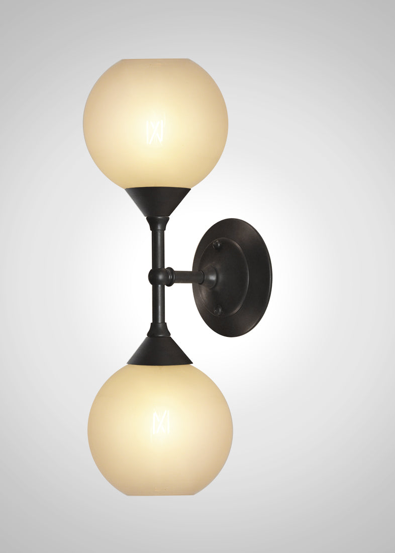Oasis Glass Linear Double Sconce – Metro Lighting