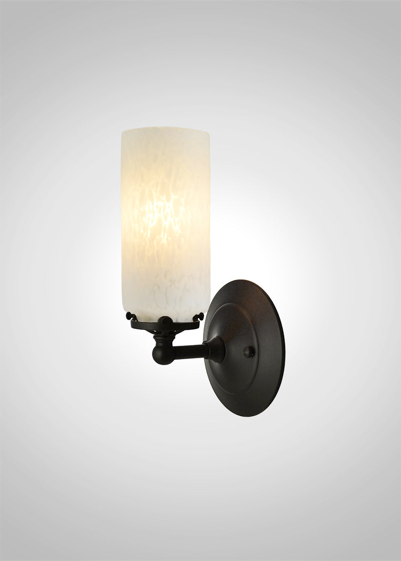 Prairie Spotted Cylinder Acacia Sconce – Metro Lighting