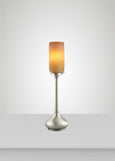Prairie Glass Spotted Cylinder Acacia Table Lamp