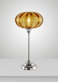 Mirage Glass Large Oval Acacia Torchiere