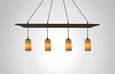 Prairie Glass Spotted Cylinder Arbor Pendant