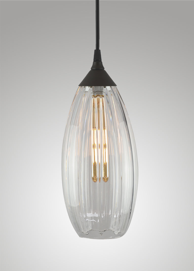 Mirage Glass Large Spindle Pendant – Metro Lighting