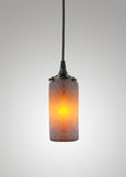 Prairie Glass Spotted Cylinder Pendant